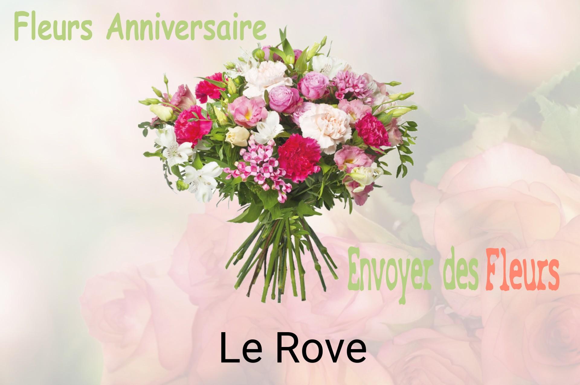 Bouquet de fleurs d’anniversaire livré à Le Rove