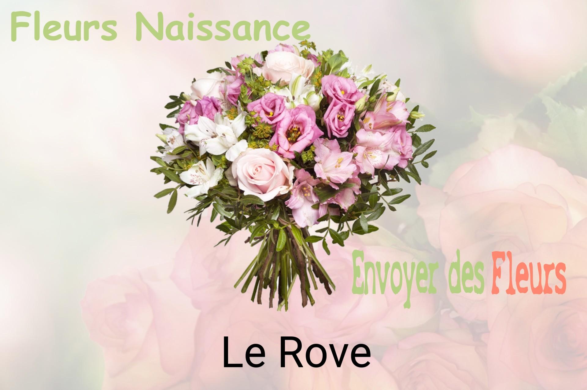 Bouquet de fleurs de naissance livré à Le Rove